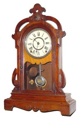 C.1884, Seth Thomas Clock Co., "Columbus", 8-day time/strike mantel clock — Antique Clocks Price Guide