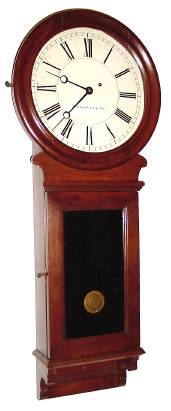C.1895, Boston Clock Co., Boston, Pendulum No. 1, time only wall regulator, weight driven. — Antique Clocks Price Guide