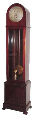 C.1900, English, Armstrongs, Manchester, Jeweler's Regulator, in a small mahogany case, 1-wt, 7-day. — Antique Clocks Price Guide
