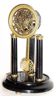 C.1830, Austrian, Grand Sonnerie Skeleton Clock, approx 40 hour running duration, with a finely pierced dial, frame and pendulum. — Antique Clocks Price Guide