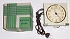 C.1938, Westclox, LaSalle, IL, 110 volt deco style alarm clock, in original factory box, LOGAN, model 866, Luminous.