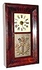 C.1850, Chauncey Jerome, New Haven, Conn., 30-hour time/strike OG shelf clock.