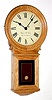 C.2001 (dated) Wayne R. Cline, Bowling Green, KY, Mini No. 70 Regulator , in oak, serial number C5553601.