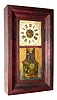 C.1845, Atkins and Porter, Bristol, Conn, 30 Hour OG, 2-weight, 1-day in mahogany with W. B. Fenn tablet.