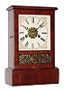 C.1870, Terry Clock Co., Waterbury, Conn, cottage clock, 1-day, time and alarm.