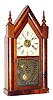 C.1860, E. N. Welch (at the Establishment, Late J. C. Brown), 30 hour time and strike rosewood steeple, full size, with alarm.