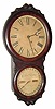 C.1865, Seth Thomas, OFFICE CALENDAR No. 4, rosewood veneer over pine, double dial calendar clock, 8-day time.