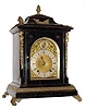 C.1900, German, Winterhalder and Hofmeier 8-day time and quarter strike bracket clock, in classic Georgian style, with losses.