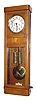 C.1900, German, Gustav Becker, 2-Wt Box Regulator, 8-day rod strike in an Art Deco style oak veneer case.