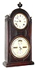 C.1874, Ithaca Calendar Clock Co., "No. 8 Shelf Library", 8-day time/strike calendar clock.