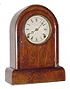 C.1879, William L. Gilbert Clock Co., "Round Top", 8-day time/strike mantel clock.