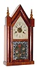 C.1880, E. N. Welch Mfg. Co., 30-hour time/strike steeple clock.