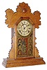 C.1915, E. Ingraham and Co., 8-day time/strike gingerbread clock.