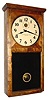 C.1920, Self Winding Clock Co, New York, poplar cased wall regulator in running order, serial number F8802.
