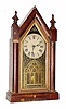 C.1885, Jerome and Co. (New Haven), 8-day time and strike "Sharp Gothic" steeple clock.