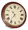C.1890, Case Only, English, (now with Asian battery movement), for a single fusee timepiece movement.