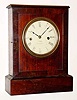 C.1850, Chauncey Jerome, 30 hour, time and strike cottage clock, in rosewood.