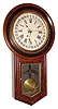 C.1900, New Haven Clock Co., "No. 1 Regulator Calendar", 8-day calendar wall timepiece.