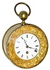 C.1840, French, Novelty Timepiece, in the form of a large pocket watch.