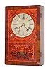 C.1851, New England Clock Co., Bristol Conn, small cottage "Cigar Box" timepiece, 30 hour.