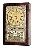 C.1851, New England Clock Co., Bristol Conn, small cottage "Cigar Box" timepiece, 30 hour.