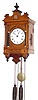 C.1875, German, Joh Baptist Beha, early 30-hour time/strike wood and brass movement cuckoo clock.