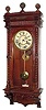 C.1893, Waterbury Clock Co., PERTH, walnut cased, 8-day time and gong strike wall clock.