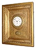 C.1830, Austrian, Rahmenuhr, or picture frame clock, 8-day, Grand Sonnerie, silk suspension.