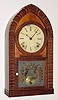 C.1845, J. C. Brown, Forestville, Full ripple beehive, 8-day time and strike in rosewood.
