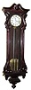 C.1855, Austrian, F. Effenberger, 30-Day, 3-Wt, Grand Sonnerie, Vienna Regulator, in a large (66 beat) serpentine case.