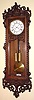 C.1860, German, Carved 2-Wt Vienna Regulator, gong strike, 8-day, with many Lenzkirch characteristics.
