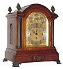 C.1890, English, for Shreve, Crump and Low, Boston, 3-Fusee, 8-Bell, 5-Gong, 2-tune quarter chiming bracket clock, oak veneered case.