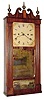 C.1822, Merriman, Birge and Co., Bristol, Conn, Reeded Pilaster and Scroll with Joseph Ives rolling pinion movement.