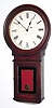 C.1880, E. Howard and Co., Boston, No. 70 Regulator, in oak, 8-day, weight driven timepiece.