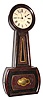 C.1870, E. Howard and Co., Boston, No. 4 Banjo, 8-day, weight driven timepiece, fruitwood case, with rosewood graining.