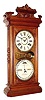 C.1875, Ithaca Calendar Clock Co., Index, Variant, Large in walnut, 8-day, time and bell strike.