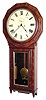 C.1885, Seth Thomas Clock Co., Thomaston, Ct, Regulator No. 3, Strike, 2-weight, 8-day, in well figured mahogany.