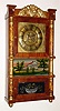 C.1845, Birge, Mallory and Co, Mini Triple Deck shelf clock, 30 hour strap brass, time and strike.