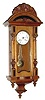 C.1880, Austrian, 30-hour+ time and strike miniature Vienna regulator.