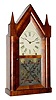 C.1848, Chauncey Jerome, New Haven, uncommon steeple with remote wooden fusee in base, and movement seat board mounted.
