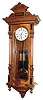 C.1890, Austrian, 2-Weight Vienna Regulator in a light walnut Alt Deutsch style case, with a movement from another clock.