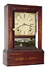C.1850, J. C. Brown, (Forestville Mfg. Co.), 8-day time/strike mantel clock.