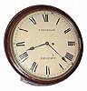 C.1835, Frodsham, London, 12" convex, fusee dial clock.