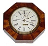 C.1853, Terryville Manufacturing Co., Terryville, Conn., USA, 9 Inch Octagon Marine clock with torsion movement.