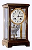 C.1910, French, 8-day time and gong strike crystal regulator.