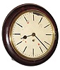 C.1900 English, 8-day fusee wall timepiece.