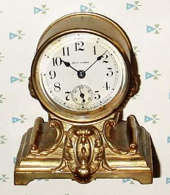 C.1890, Seth Thomas Clock Co., Thomaston, Conn, 30-hour desk timepiece. — Antique Clocks Price Guide