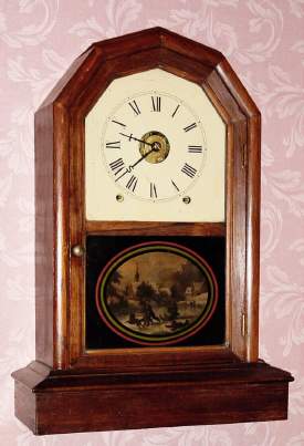 C.1880 Seth Thomas Clock Co., Thomaston, Conn., "Richmond V.P." 8-day time/strike/alarm City Series shelf clock. — Antique Clocks Price Guide