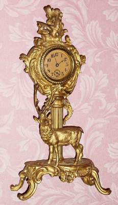 C.1913, New Haven Clock Co., 30-hour figural novelty clock. — Antique Clocks Price Guide