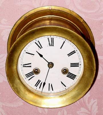 C.1915, Waterbury Clock Co., "Ship's Bell No. 1" , 8-day striking ship's bell clock. — Antique Clocks Price Guide